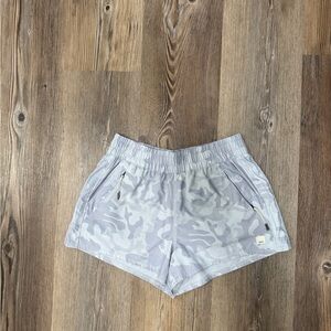 Vuori Gray Athletic Shorts Lightweight Elastic Waistband
